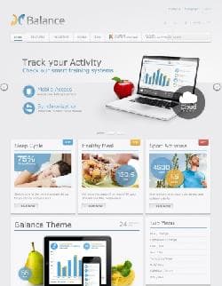 YOO Balance v1.0.6 WARP 6.4.8 - a template the website about health for Joomla