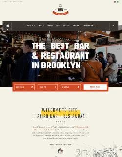 JA Restaurant v1.0.5 - a premium a template for the website of restaurant