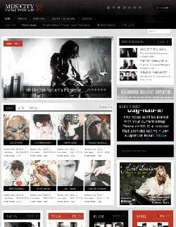 GK Musicity v2.15 - a template of the musical portal for Joomla