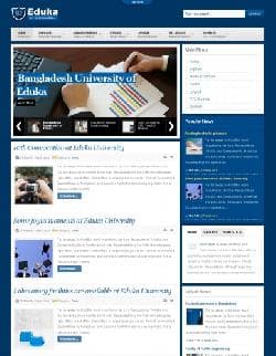 Shaper Eduka v1.5.0 - a template of the school website for Joomla