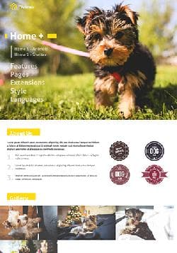  JM Animals v1.05 EF4 - premium template for a site about animals 