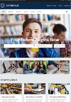 JSN EduCare University v1.0.1 - a premium a template of the educational website