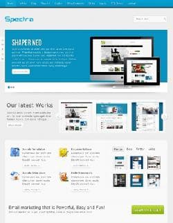 Shaper Spectra v1.4 - business a template for Joomla