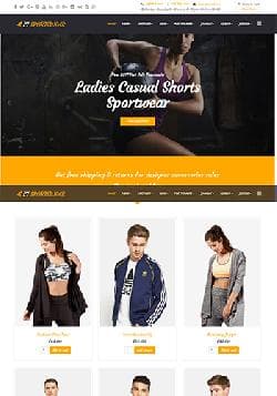 LT Sportswear v1.0 - премиум шаблон магазина спортивной одежды