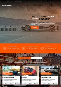 TZ Auto Showroom v1.1.1 - a premium a template of the website of the car dealer
