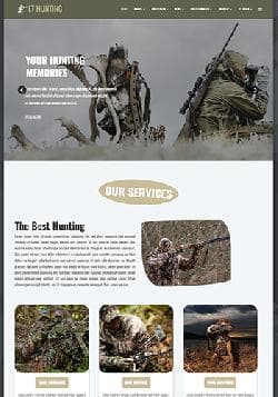  LT Hunting v1.0 - premium template for a site about hunting 