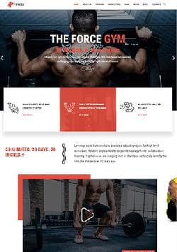 TX Fitness v1.2.1 - премиум шаблон для сайта фитнес-клуба