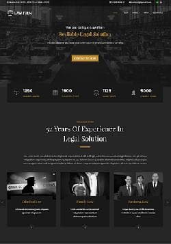  JA Law Firm v1.0.5 - премиум шаблон для сайта юридической компании 