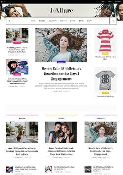 JA Allure v1.0.1 - a premium template of the magazine of fashion with the built-in online store
