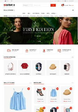  Sj Market II v3.9.16 - premium template online store 