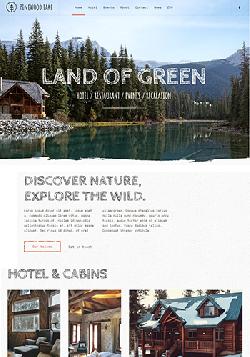  YOO Pinewood Lake v2.0.7 - premium template for ecotourism 