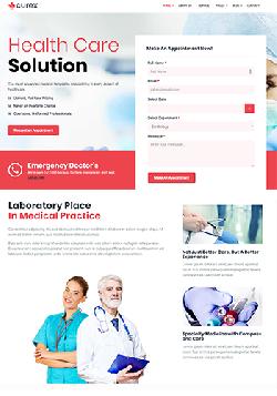  TX is much less than v2.0.0 - premium template website medical center 