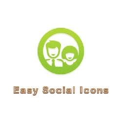  Easy Social Icons v3.1.8 - icons Joomsocial 