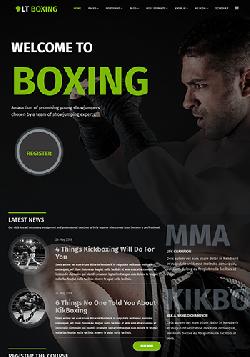  LT Boxing v1.0.0 - премиум шаблон для сайта кикбоксинга 