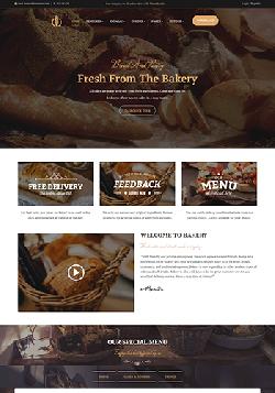  JSN Bakery v1.0.0 - премиум шаблон сайта для ресторана, кафе, пиццерии 