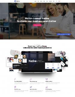  Native v1.4.0 - worpdress шаблон от themeforest №19200310 