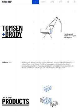  YOO Tomsen Brody  v2.0.7 - премиум шаблон сайта логистической компании 