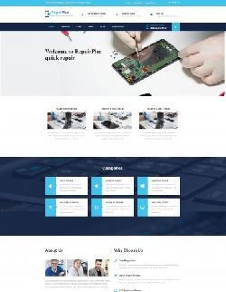  Repair Plus v1.4 - template of the service centre on Joomla 