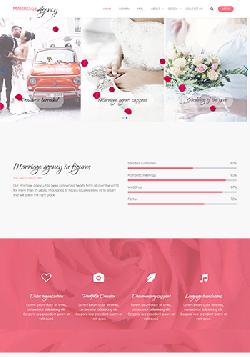  Marriage agency OS v3.9.5 - premium template wedding website 
