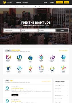  Sj JobList v3.9.6 - premium website template for recruitment 