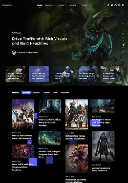  RT Manticore v1.0.5 premium template site about games and entertainment 