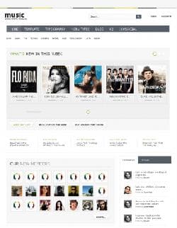  Gk Music v2 Social.17 is a template of a music social network for Joomla 