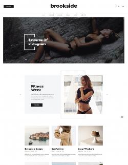  Brookside v1.0 - template for Wordpress from Themeforest No. 24211814 