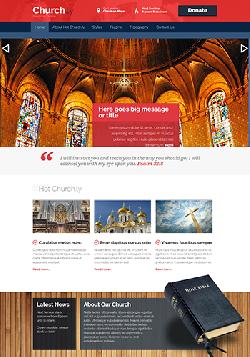  Hot WP Churchly v1.0 - шаблон сайта для церкви 