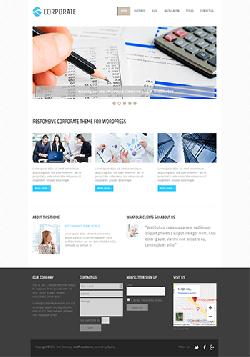  Hot WP Corporate v1.0 - шаблон WordPress для бизнеса 