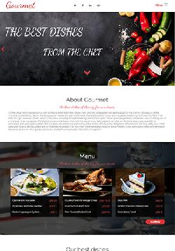  OS Gourmet v3.9.12 - премиум шаблон для сайта ресторана, кафе или бара 