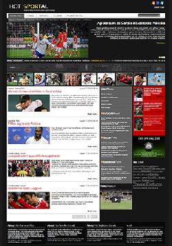  Hot WP Sportal v1.0 - шаблон WordPress для спортивного сайта 