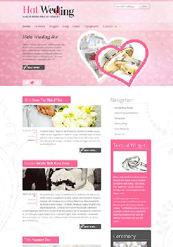  Hot Wedding WP v1.0 - a WordPress template for wedding salon 