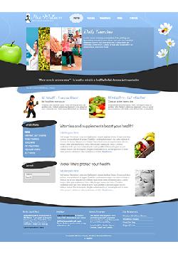  Hot Wellness WP v1.0 - template for WordPress website on healthy lifestyle 