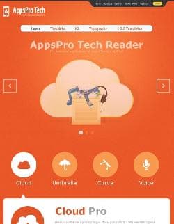 GK AppsPro v3.10.1 - шаблон сайта приложения под Iphone для Joomla