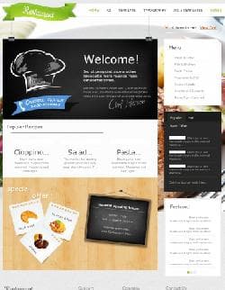  GK Restaurant v3.11.2 - beautiful website template restaurant Joomla 