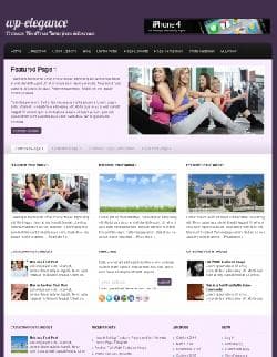 WP-Elegance v1.0.2 - a template for Wordpress