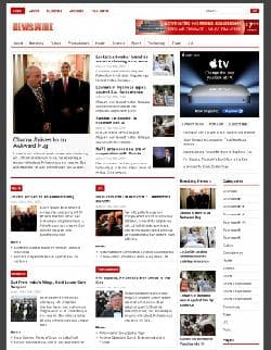  TJ Newswire v2.0.1 - template for Wordpress 