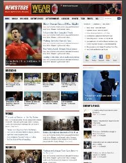  TJ NewsTube v1.0 - шаблон для Wordpress 