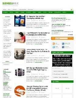 TJ Resizable v1.0.6 - a template for Wordpress