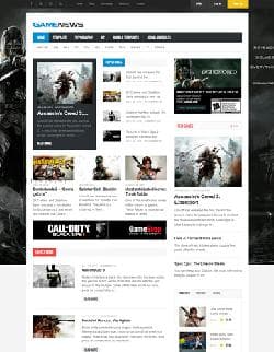  GK Game News v3.13.2 - gaming portal template for Joomla 