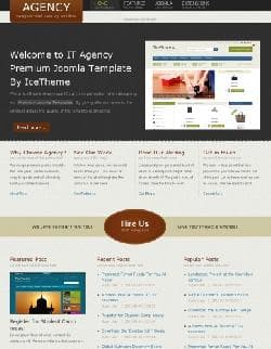  IT Agency v2.5.0 - шаблон сайта агентства для Joomla 
