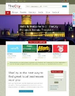  IT TheCity v2.5.11 - website template about the city for Joomla 