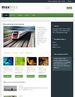 JB MaxBiz2 v1.9.0 - simple and easy business template for Joomla