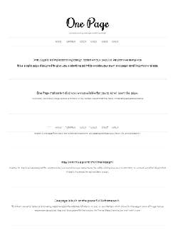  JB One Page v1.9.0 - simple black and white template for Joomla 