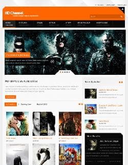YJ HD Channel v1.0.5 - a template of cinema of the website for Joomla