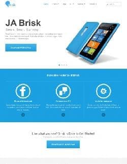 JA Brisk v1.1.6 - бизнес шаблон для Joomla