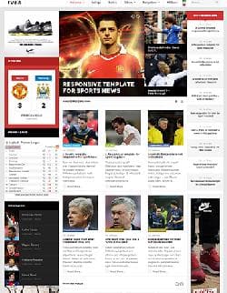 JA Fubix v1.1.3 - a template of the football website for Joomla