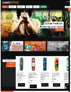  JA Hawkstore v1.1.6 - a template online store extreme products 