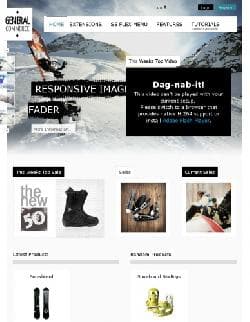 S5 General Commerce v1.0 - шаблон магазина по продаже сноубордов (Joomla)