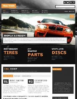 S5 Traction v1.0 - a car a template for Joomla